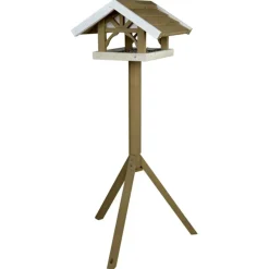 Trixie Natura Vogelhäuschen 45x28x44cm grau/weiss