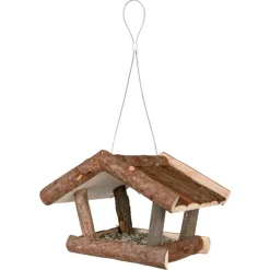 Trixie Natural Living Futterhaus 32x23x20cm - Vogelfutterhaus aus Holz