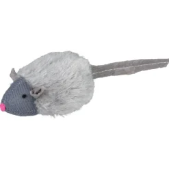 Trixie Plüschmäuse Squieky 6cm