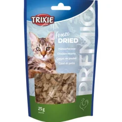 Trixie Premio Katzensnacks Freeze Dried Hühnerherzen 25g