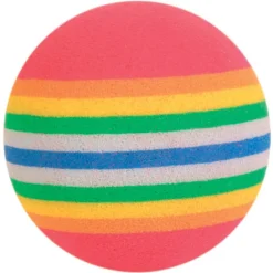 Trixie Rainbow Bälle D=4cm 4Stück