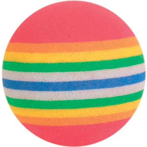Trixie Rainbow Bälle D=4cm 4Stück