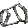 Trixie Silver Reflect Hundegeschirr schwarz-silbergrau