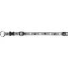 Trixie Silver Reflect Hundehalsband schwarz-silbergrau