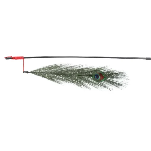 Trixie Spielangel mit Pfauenfeder 47cm