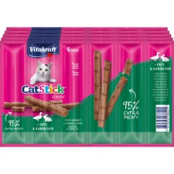 Vitakraft AKTION Cat Stick 5 x 6er Multipack Ente & Kaninchen