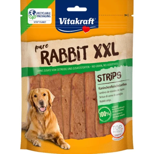 Vitakraft Hundeleckerli Strips Rabbit XXL 250g