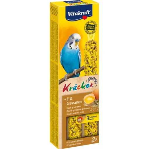 Vitakraft Kräcker Ei und Grassamen Sittich