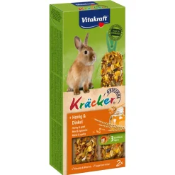 Vitakraft Kräcker Honig & Dinkel 2er Zwergkaninchen