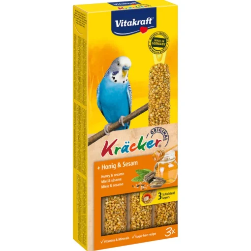Vitakraft Kräcker mit Honig für Wellensittiche 3 Stücke