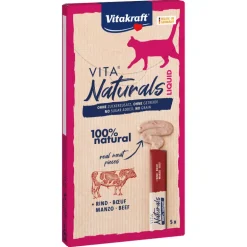 Vitakraft Vita Naturals Liquid Snack Rind 5x15g