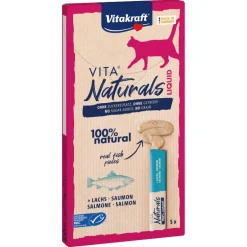 Vitakraft Vita Naturals Liquid Snack Lachs 5x15g