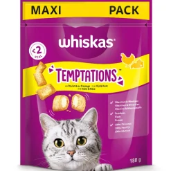 Whiskas Temptations mit Huhn & Käse 180g