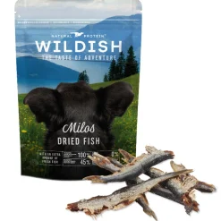 Wildish Dog Milos Dried Fish Hundesnack getrocknet 60g