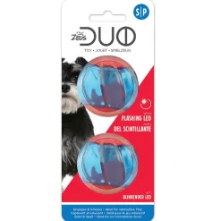 Zeus Duo Spielzeug-Ball LED 2Stk. Ø6.3cm