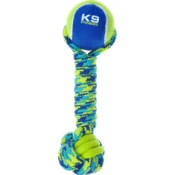 Zeus Hundespielzeug K9 Fitness Rope & TPR Tennis Dumbbell