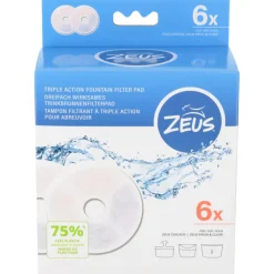 Zeus Trinkenbrunnenzubehör Triple Action Filter rahmenlos 6er